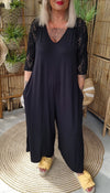 Kajsa Baggy Jumpsuit Black