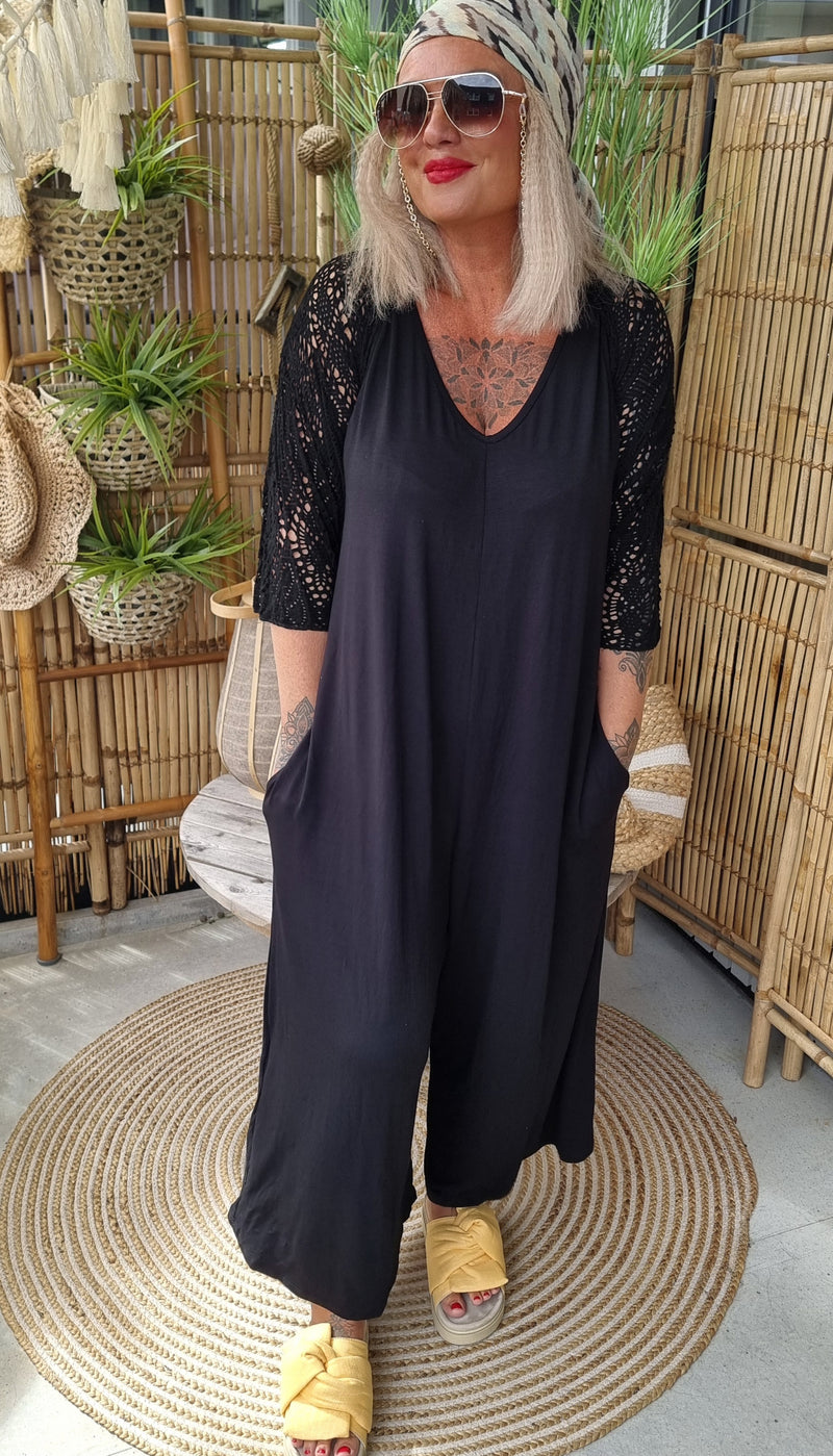 Kajsa Baggy Jumpsuit Black