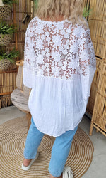 Maiken Lace Blouse White