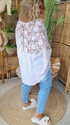 Maiken Lace Blouse White