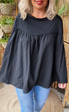 Stella Baggy Top Black