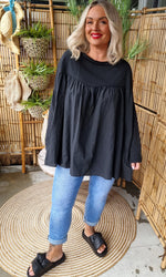 Stella Baggy Top Black