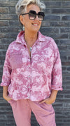 Nora Shirt With Flowers Old Pink