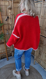 Kendra Knitted Jacket Red