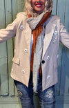 Angelica Blazer Jacket Beige