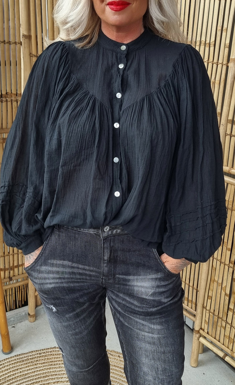 Marthe Shirtblouse Black