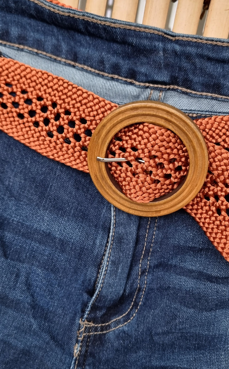 Braided Belt Rust