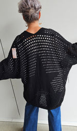 Knitted Star Jacket Black