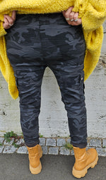 Camo Cargo Pant Black/Grey