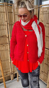 Holia Knitted Jacket Red