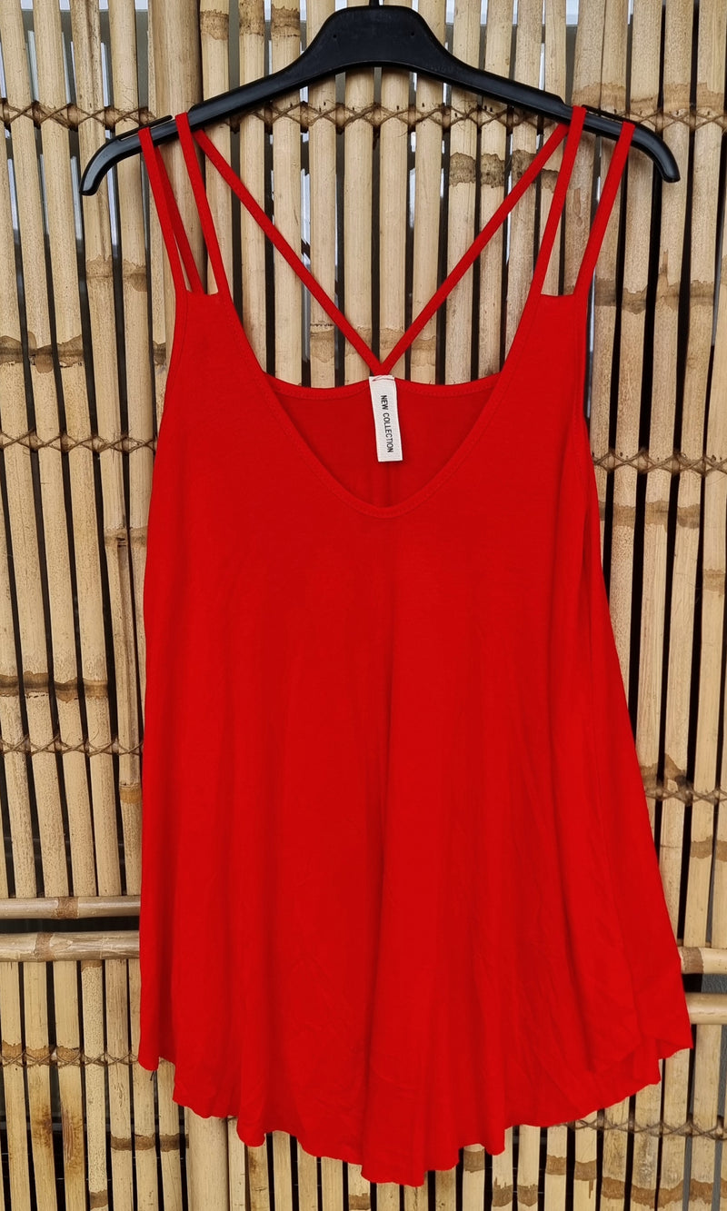 Frances Top Red