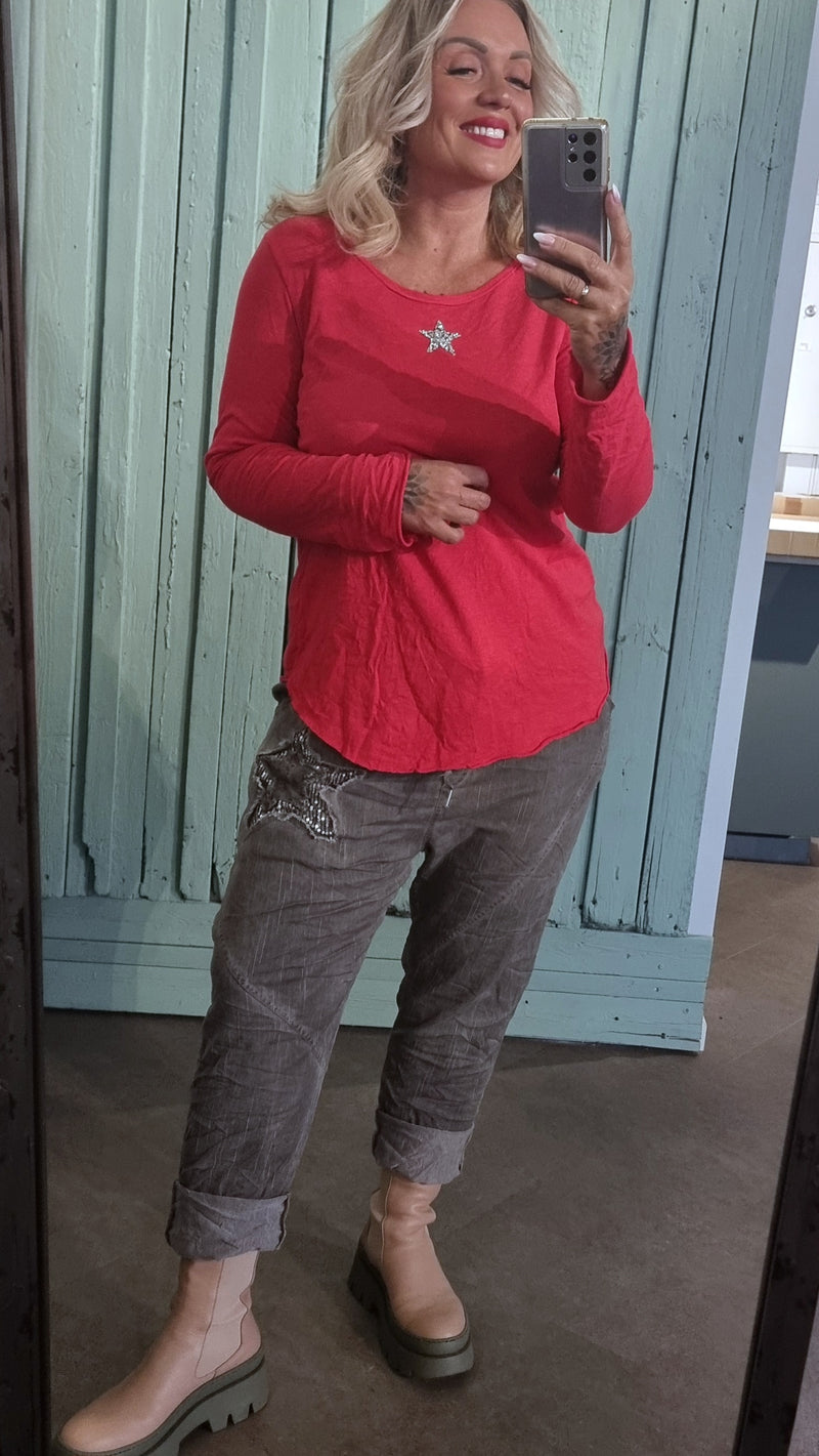 Star Basic Top Red