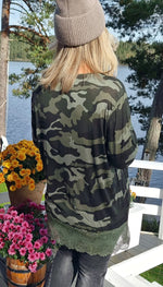 Frenchy Camo Lace Top