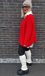 Alba Sweater Red