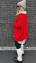 Alba Sweater Red