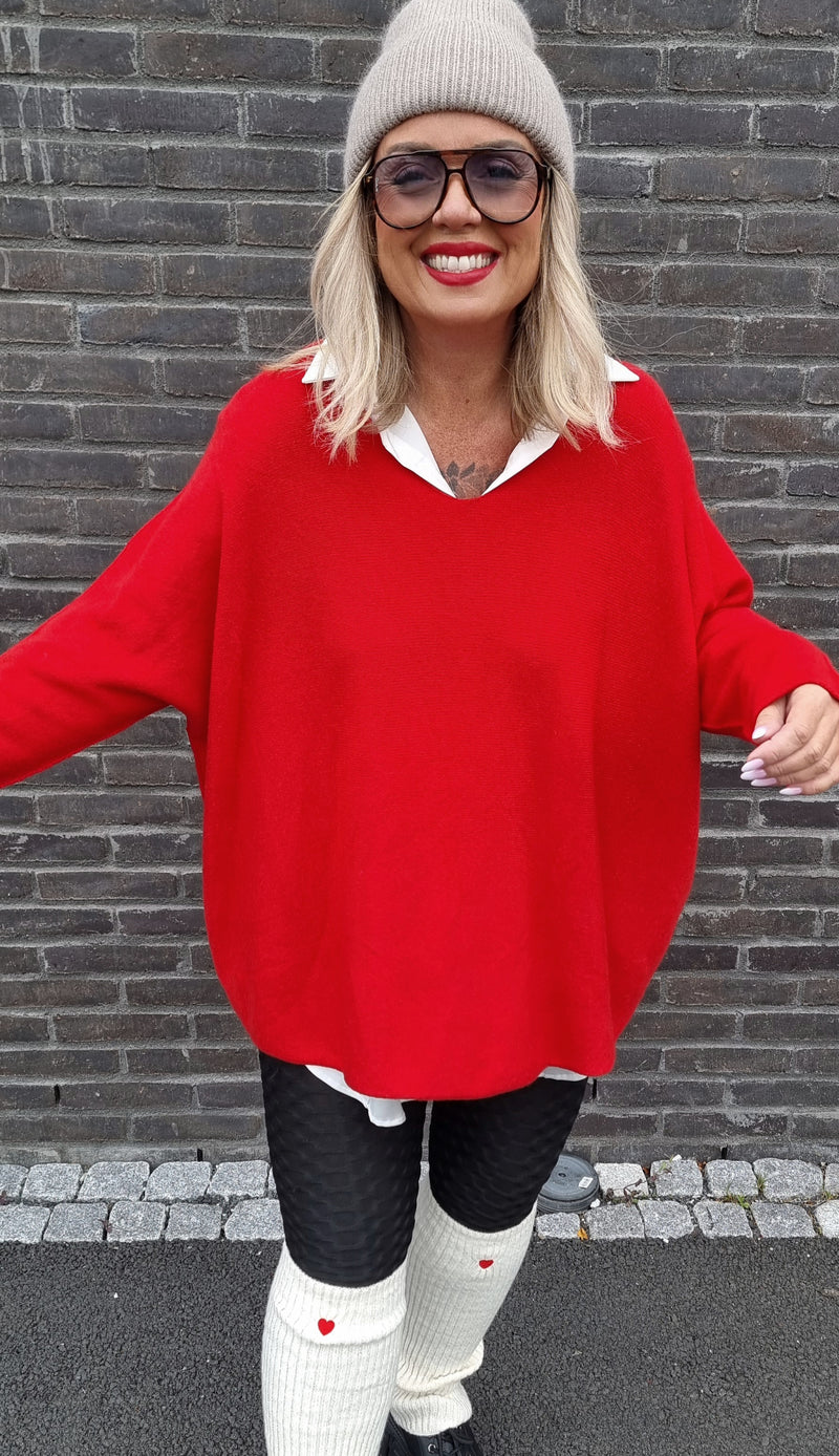 Alba Sweater Red