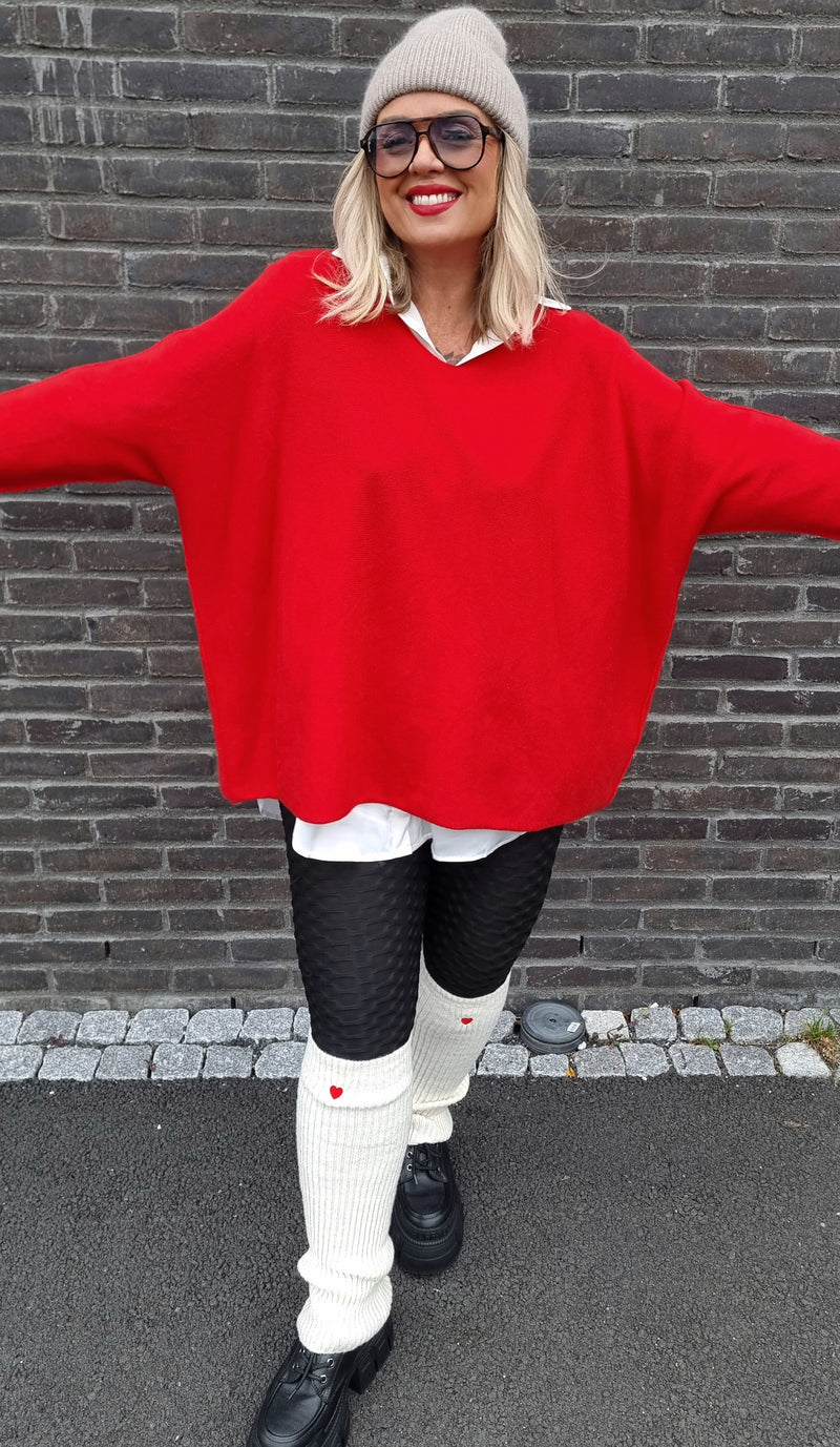 Alba Sweater Red