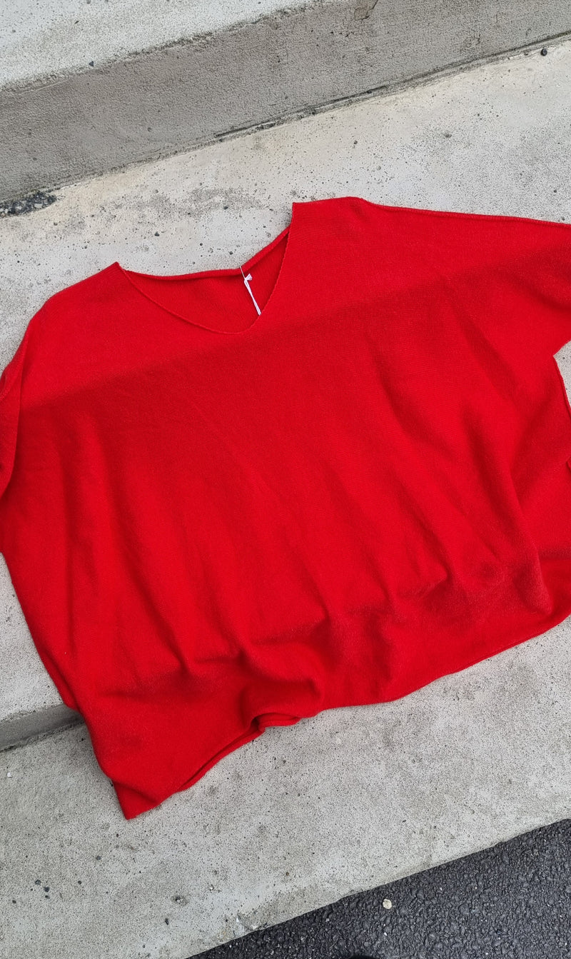 Alba Sweater Red