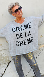 Creme De La Creme Sweater Grey