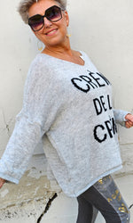 Creme De La Creme Sweater Grey