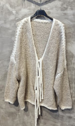 Kelly Knitted Jacket Sand