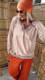 Frenchy Lace Top Nude