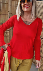 Ulrikke Basic Top Red