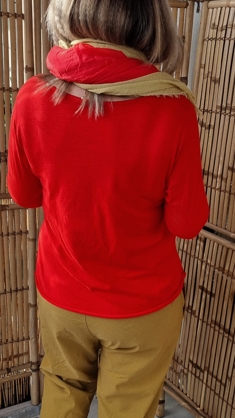 Ulrikke Basic Top Red