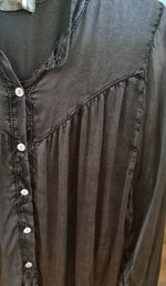 Sylvia Shirtblouse Washed Black