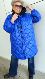 Izzy Baggy Jacket Blue