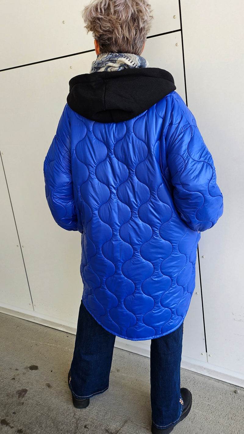 Izzy Baggy Jacket Blue