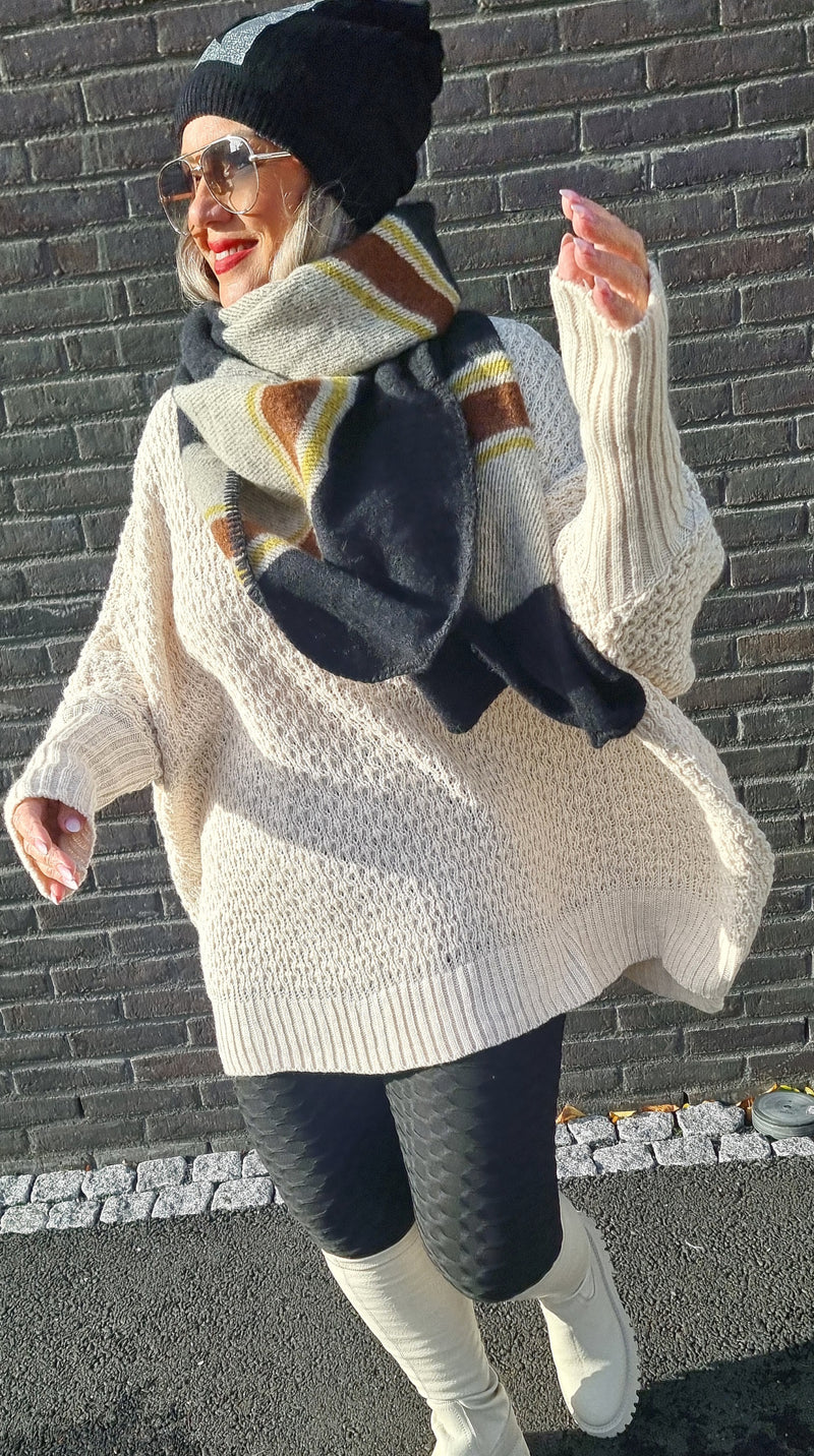 Inez Baggy Sweater Beige