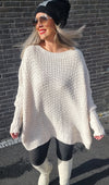 Inez Baggy Sweater Beige