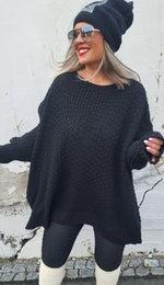 Inez Baggy Sweater Black