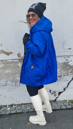 Frida Baggy Jacket Blue