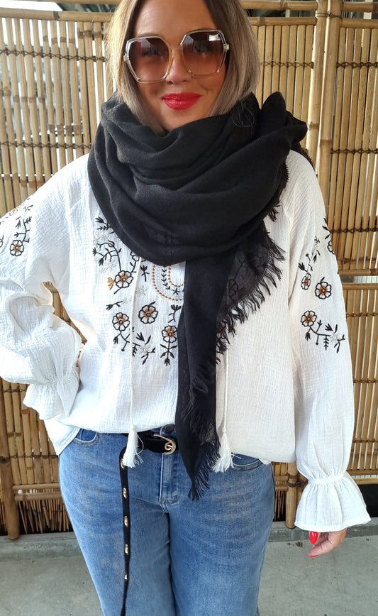 Sofia Scarf Black