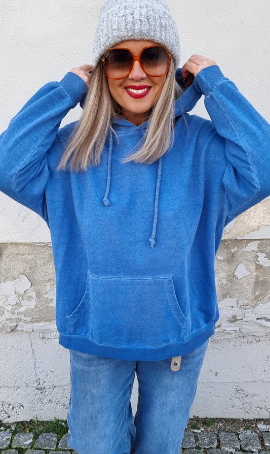 Trude Hoodie Sweater Blue