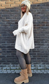 Inez Baggy Sweater Beige