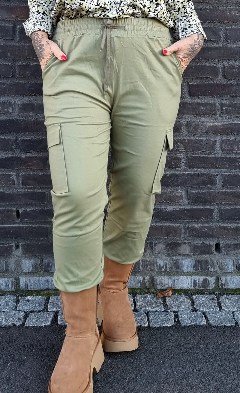 Erica Pocket Pant Light Green