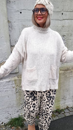 Eirin Knitted Sweater Beige