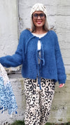 Sandy Mohair Jacket Blue