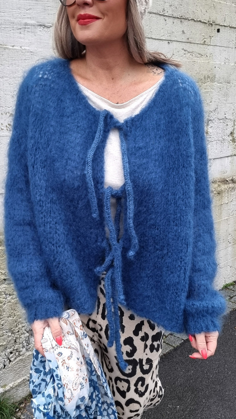 Sandy Mohair Jacket Blue