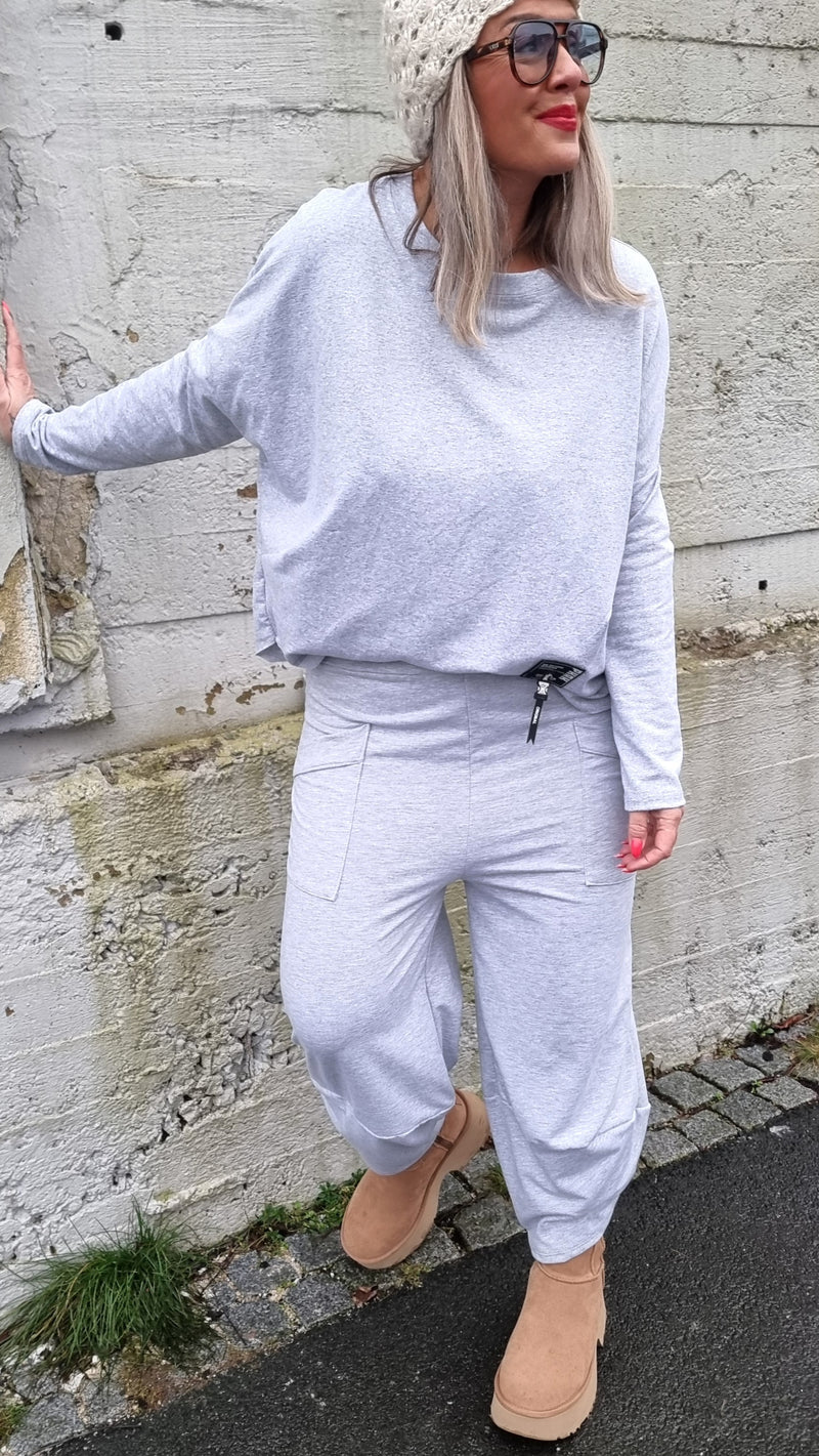 Emma Pant Light Grey