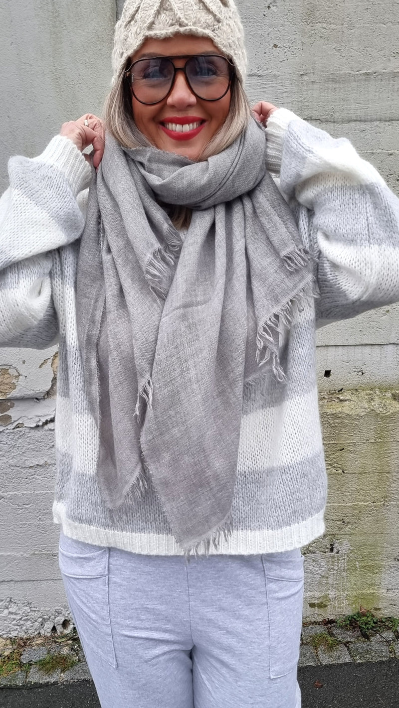 Sofia Scarf Grey