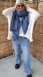 Sofia Scarf Denim Blue