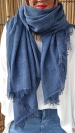 Sofia Scarf Denim Blue