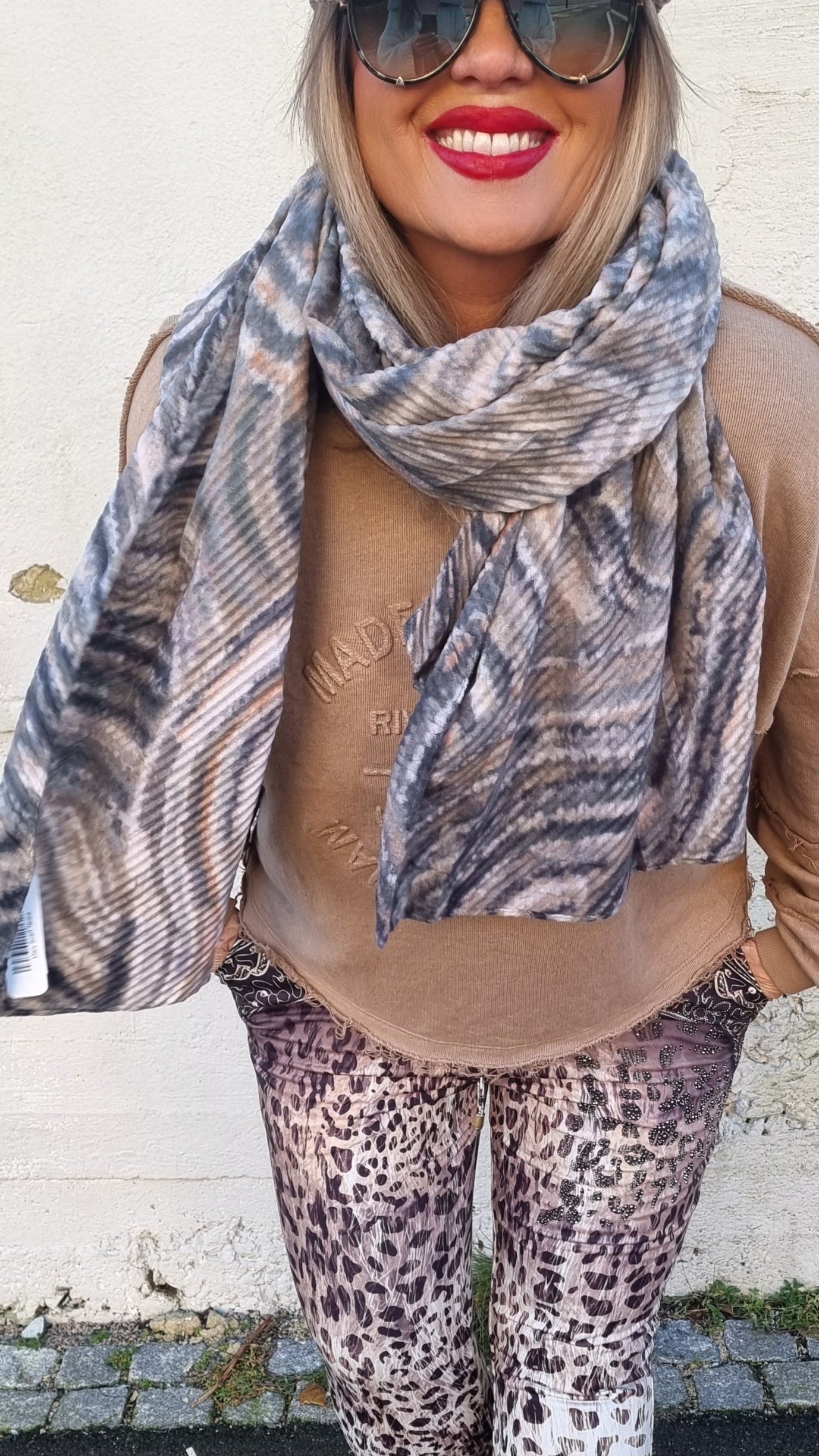 Mary Scarf Taupe