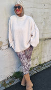 Knitted Sweater Creme