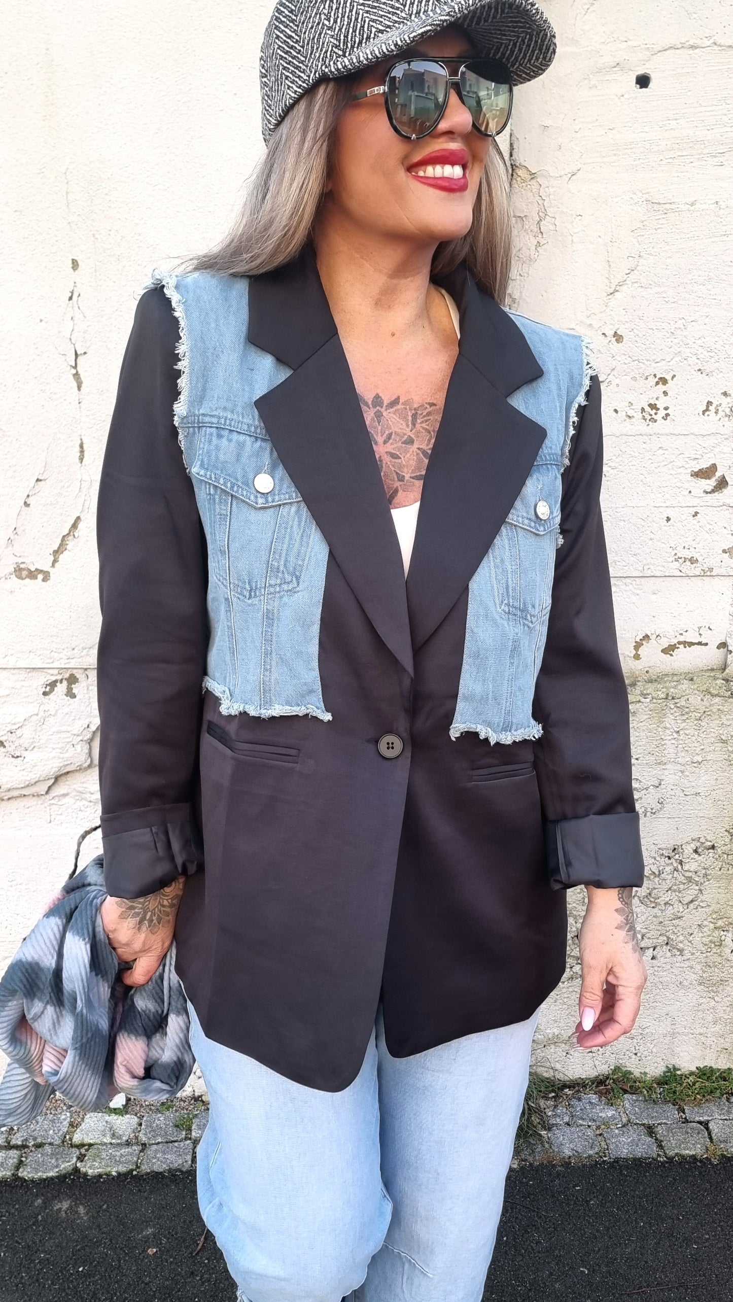 Clara Blazer With Denim