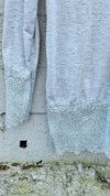 Vendela Lace Top Light Grey